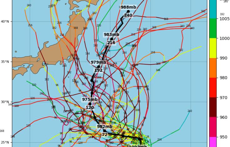 台风最新实时路径图,台风即时路径动态图, 气象信息及时雨