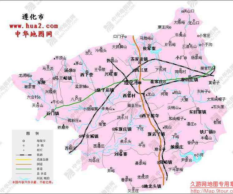 唐山最新地图,唐山最新版图