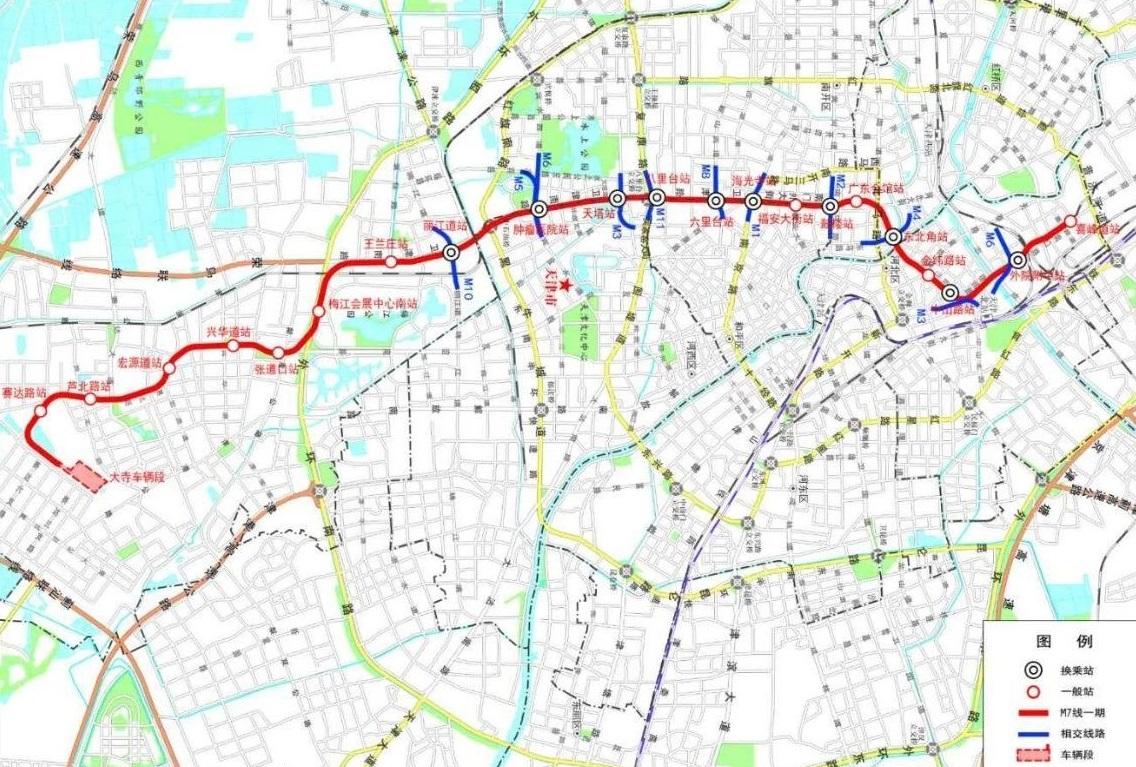 天津地铁7号线最新消息,天津地铁7号线最新进展