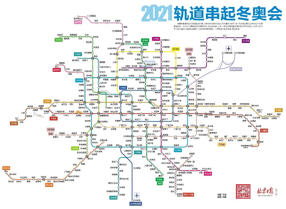 北京地铁图最新,“最新发布的北京地铁线路图全面升级。”