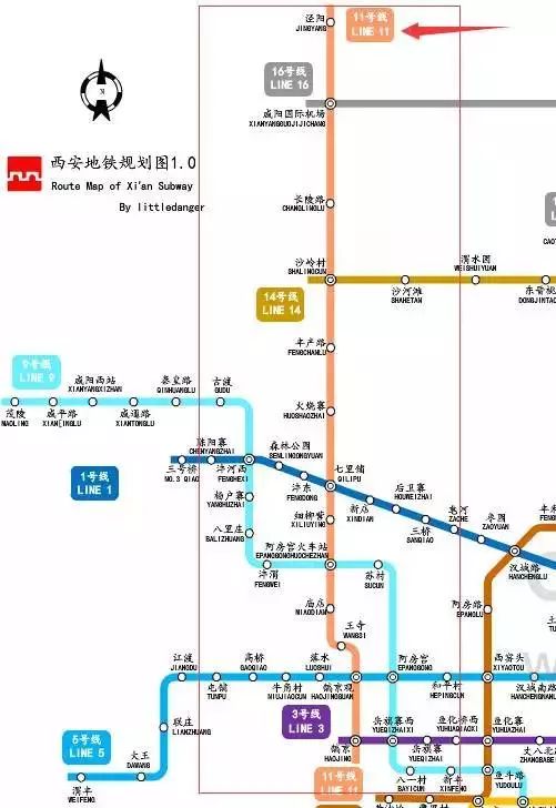 西安地铁最新规划图,西安地铁蓝图再升级，全新规划图出炉。