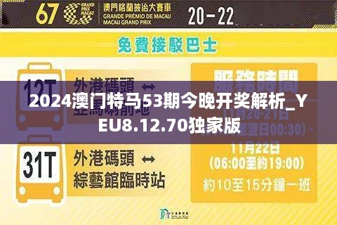 2024年今晚澳门开特马,探索未来的关键信息_投入版L19.317